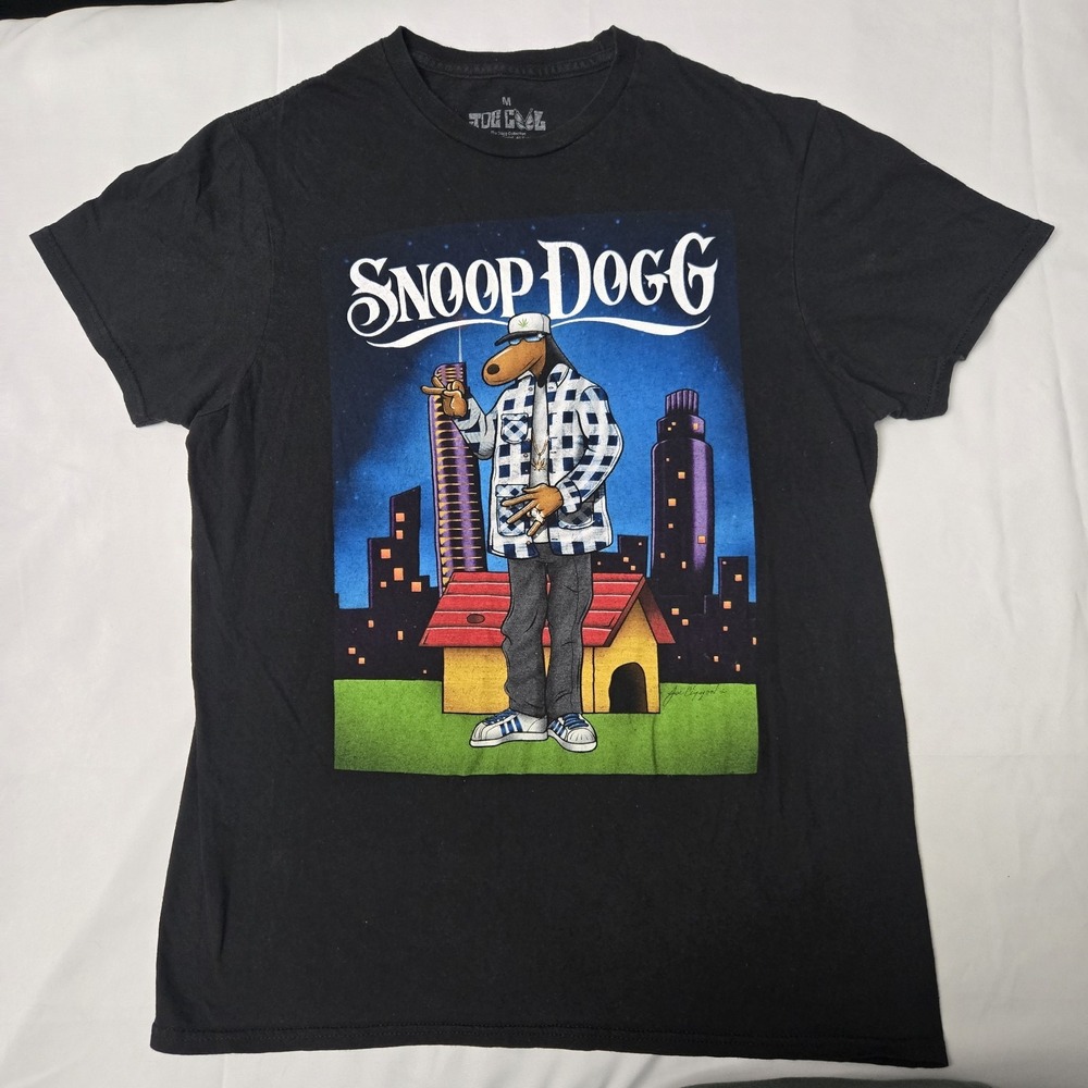 Snoop Dogg Black Graphic T-Shirt